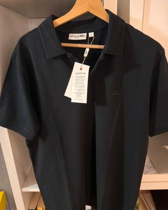 Polo Lacoste con colletto e maniche a coste L