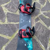Snowboard Burton 144 con attacchi
