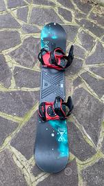 Snowboard Burton 144 con attacchi