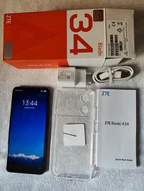 ZTE BLADE A34 con cover