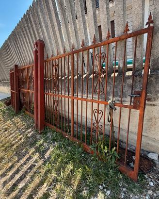 Cancello scorrevole 5,8 m + cancelletto