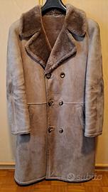 Montone uomo vintage lungo color cammello