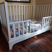 Lettino bambini Childhome e materasso 70x140