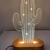 Lampada cactus led - cavo usb