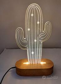 Lampada cactus led - cavo usb