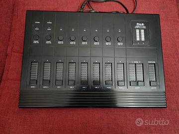 Mixer Pro 2 M02" 8 Canali Stereo LED Vintage Audio