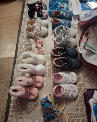  scarpe bambina e bambino 