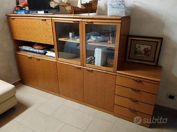 Credenza in olmo massello 3 elementi