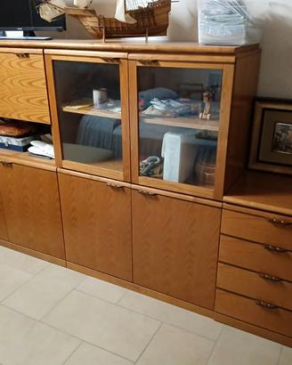 Credenza in olmo massello 3 elementi
