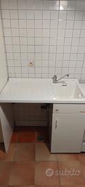 LAVATOIO CON SPAZIO LAVATRICE 