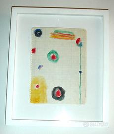 Nicola De Maria gouache su carta