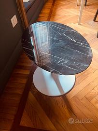 COFFEE TABLE TULIP EERO SAARINEN OVALE MARMO NERO