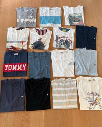 15 pezzi t shirt uomo taglie miste L e XL