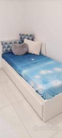 Letto singolo trasformabile in matrimoniale