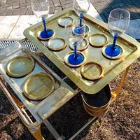 SERVIZIO  di OGGETISTICA  OTTONE 