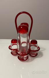 Set Oliera Guzzini Menage - rosso