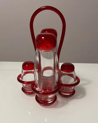 Set Oliera Guzzini Menage - rosso