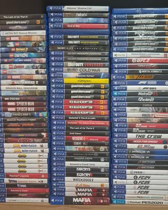 100 giochi PS4 ps5 vari generi 