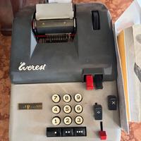 Everest Plurima Calcolatrice Manuale Vintage