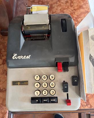 Everest Plurima Calcolatrice Manuale Vintage