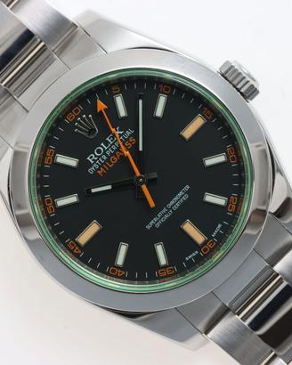 Rolex Milgauss 116400GV Vetro Verde ITA 2013