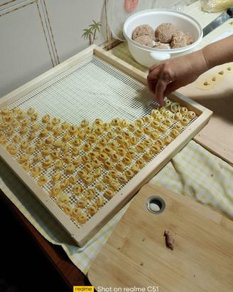 Telai secca pasta asciugatura pasta fresca