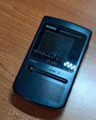 Casio TV-470 - Mini TV LCD a Colori (Vintage)