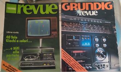 Televisori  cataloghi GRUDIG e REVUE