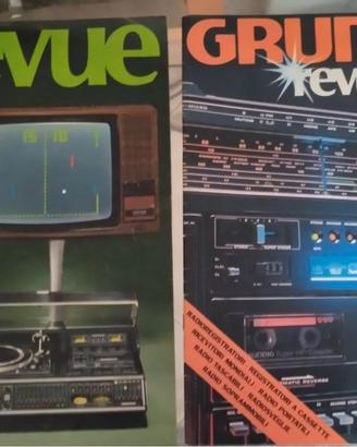 Televisori  cataloghi GRUDIG e REVUE