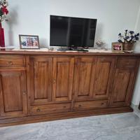 MOBILE SOGGORNO IN LEGNO DI CILIEGIO