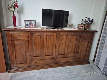 MOBILE SOGGORNO IN LEGNO DI CILIEGIO