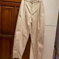 Pantaloni a palloncino crème