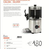 Cioccolatiera + accessori per gelateria