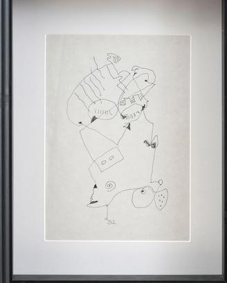 GILLO DORFLES disegno su carta 1992