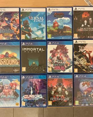 Lotto Giochi PS4 / PS5 - Red Art Games sigillati