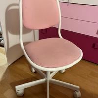 sedia scrivania bambina