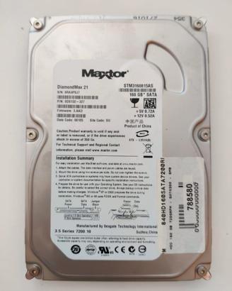 Hard Disk Maxtor DiamondMax 21 160GB SATA (004)