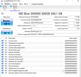 WD blue sn5000 500GB SSD