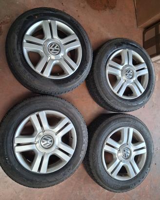 Volkswagen t5 t6 cerchi in lega e gomme 4 stagioni