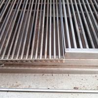griglia professionale acciaio inox gas pietra lavi
