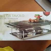 Grill da tavolo in pietra ollare
