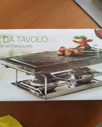 Grill da tavolo in pietra ollare