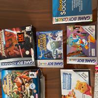 scatole vuote e libretti giochi x game boy