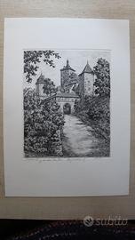 Acquaforte "Rothenburg ob der Tauber"