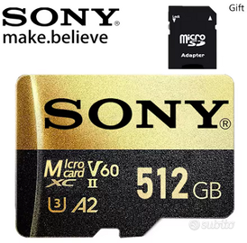 Sony Micro SD 512GB Alta Velocità e Capacità