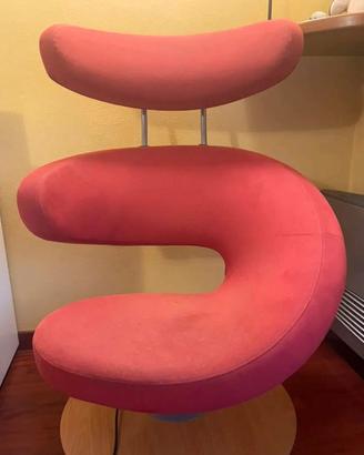 Poltrona stokke rossa modello PEEL originale