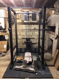 Pro Power Rack + Lat Machine Lacertosus