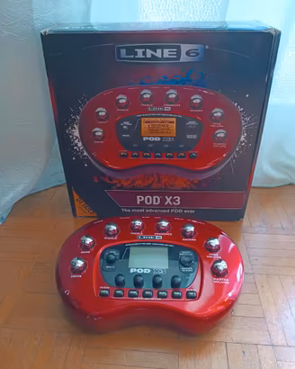 Line 6 POD X3 Multieffetto con scatola originale