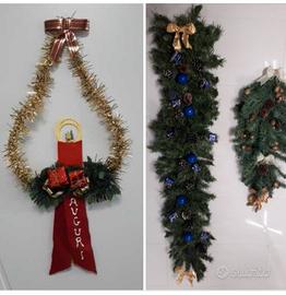 Decori natalizi per porte e pareti