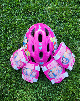 Casco + protezioni principesse bambini